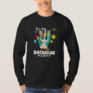 Camiseta Fiesta de Soltera Divertido Unicornio Para Mujeres