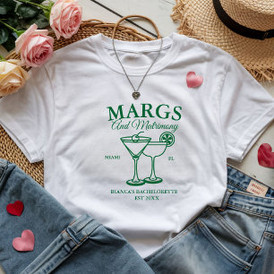 Camiseta Fiesta de soltera en la playa Margs y Matrimonio
