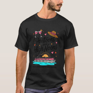 Camiseta Fiesta de soltera en pontón en el lago fin de sema