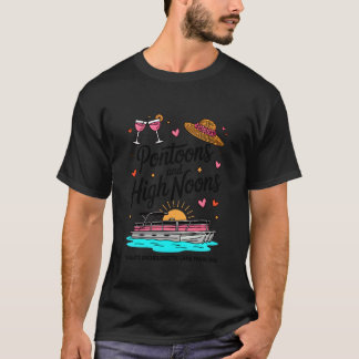 Camiseta Fiesta de soltera en pontón en el lago fin de sema