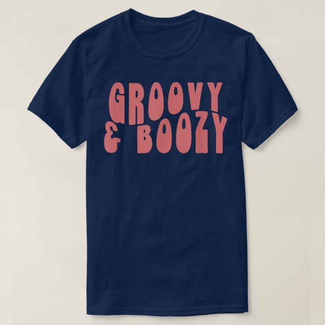 Camiseta Fiesta de soltera Groovy Bridal Bride Groovy y  (Diseño del anverso)