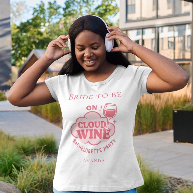 Camiseta Fiesta de soltera sobre la novia del vino de la nu (Subido por el creador)