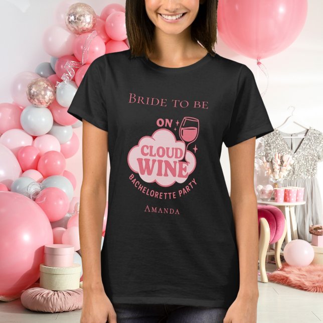 Camiseta Fiesta de soltera sobre la novia del vino de la nu (Subido por el creador)