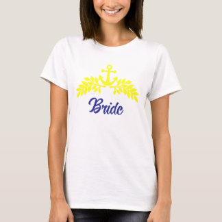 Camiseta Fiesta de soltería de novias con temática náutica