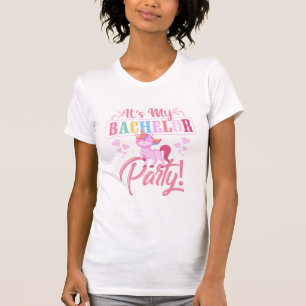 Camiseta Fiesta de Soltero de Unicornio Adorable