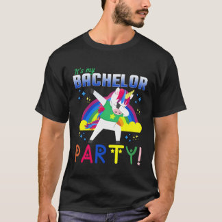 Camiseta Fiesta de Soltero de Unicornio Es Mi Fiesta de Sol