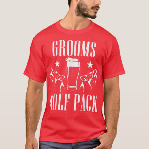 Camiseta Fiesta de Soltero del Lobo Pack de Hombres