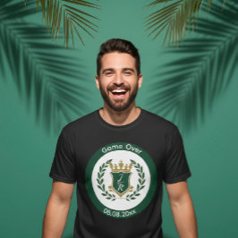 Camiseta Fiesta de Soltero "Game Over" de Custom Groom