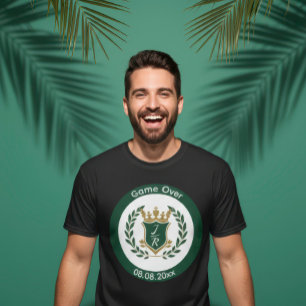 Camiseta Fiesta de Soltero "Game Over" de Custom Groom