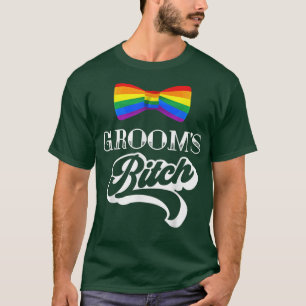 Camiseta Fiesta de Soltero Gay Orgullo LGBT Compromiso del