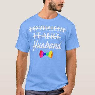 Camiseta Fiesta de Soltero Gay Orgullo LGBT Novio Compromis