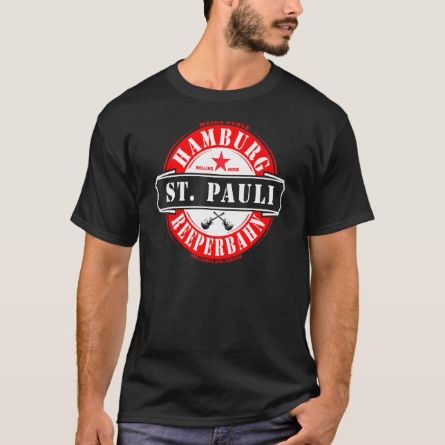 Camiseta Fiesta de Soltero St Pauli Reeperbahn Hamburgo Pun (Anverso)