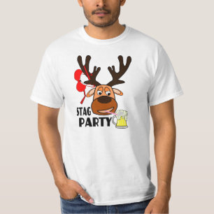 Camiseta fiesta de stag, stag do, noche de stag