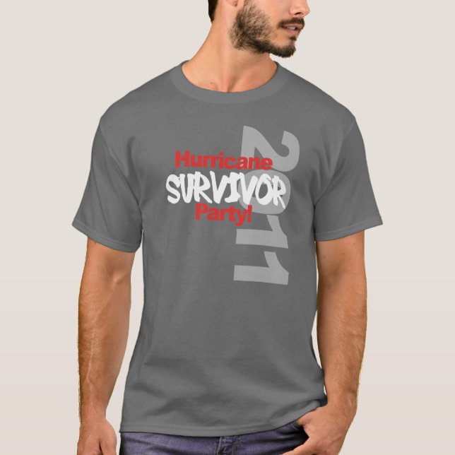 Camiseta Fiesta de Supervivencia del Huracán 1011 (Anverso)