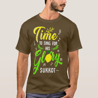 Camiseta Fiesta de tabernáculos con Lulav y Etrog o Sukko