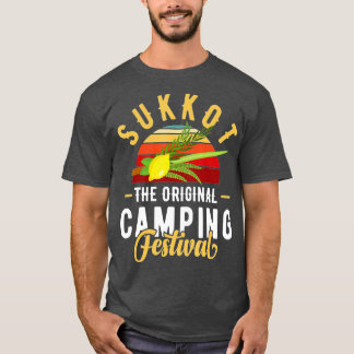 Camiseta Fiesta de tabernáculos con Lulav y Etrog o Sukko