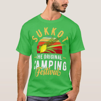 Camiseta Fiesta de tabernáculos con Lulav y Etrog o Sukko