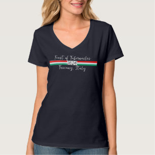 Camiseta Fiesta de tabernáculos en el cuello-V para mujeres