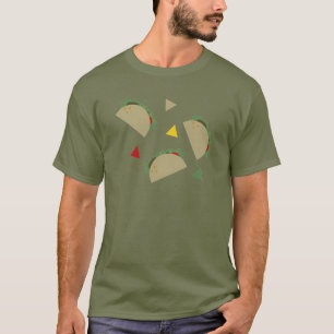 Camiseta Fiesta de Tacos Personalizados para Hombres Tacos