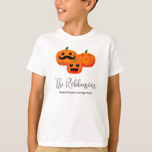 Camiseta Fiesta de tallado de calabazas Familia a juego