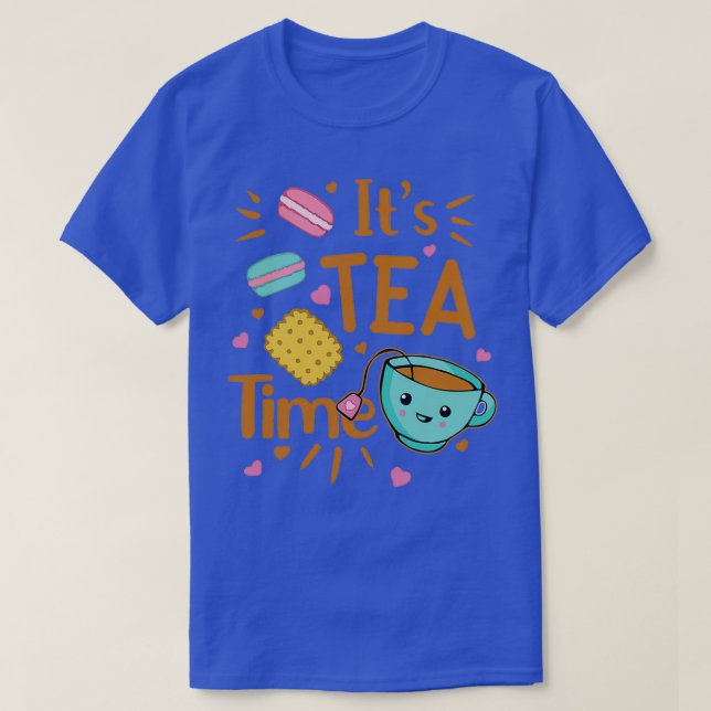 Camiseta Fiesta de té divertido Cute amp (Diseño del anverso)