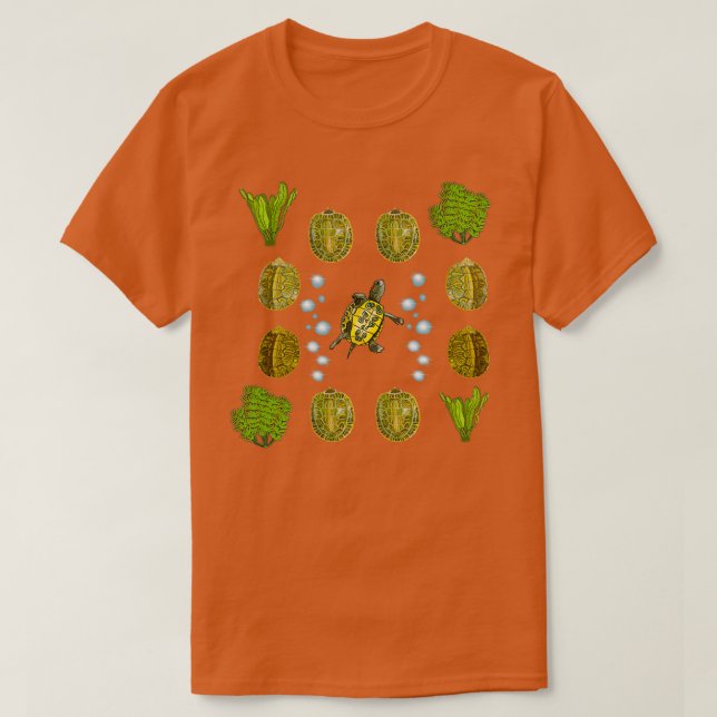 Camiseta Fiesta de tortugas (Diseño del anverso)
