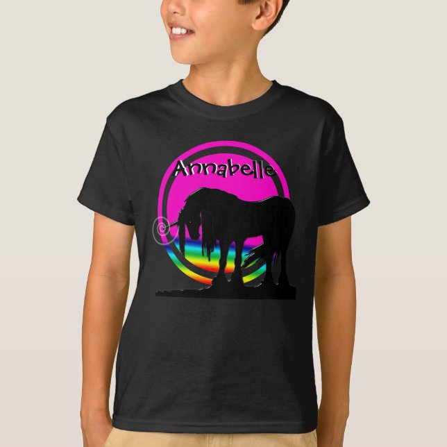 Camiseta Fiesta de unicornio arcoiris (Anverso)