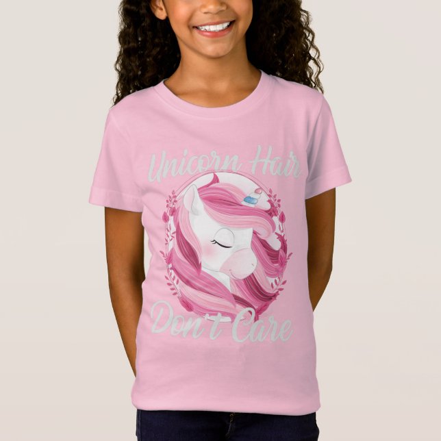 Camiseta Fiesta de unicornio rosa (Anverso)