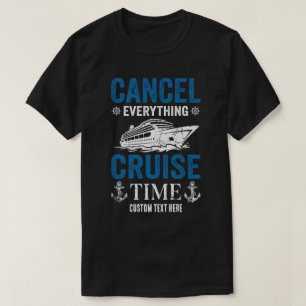 Camiseta Fiesta de Vacaciones Familiares Cruise Time 2026