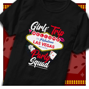 Camiseta Fiesta de Vegas Squad en Las Vegas Viaje de chicas