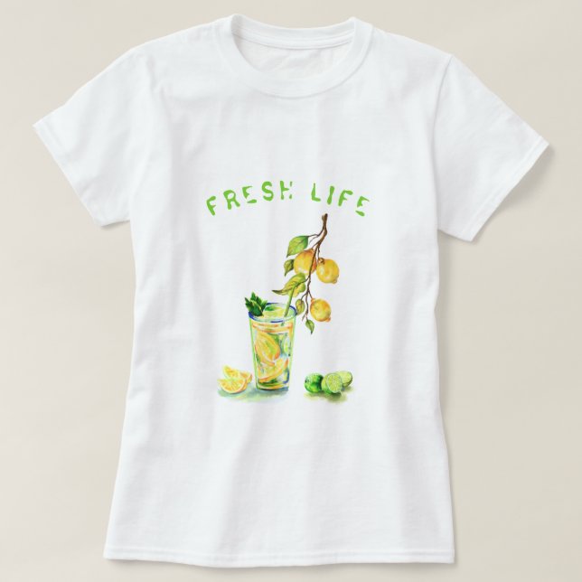 Camiseta Fiesta de verano de Guay de jugo de limón fresco (Diseño del anverso)