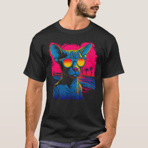 Camiseta Fiesta de verano del gato sin pelo Sphynx