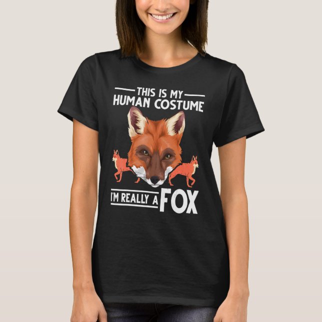 Camiseta Fiesta de vestuario animal Fox (Anverso)