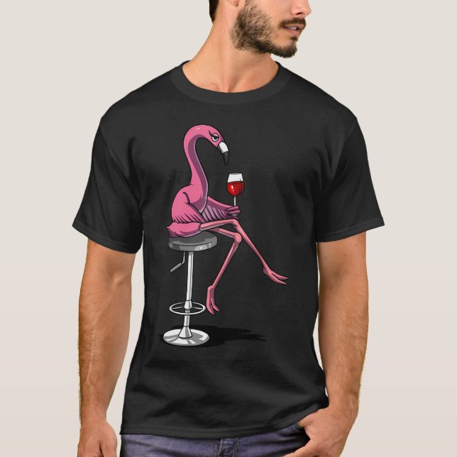 Camiseta Fiesta de vino de flamenco (Anverso)