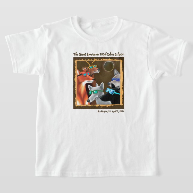 Camiseta Fiesta de visualización de los eclipses de los ami (Distribución)