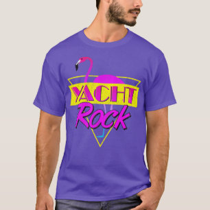 Camiseta Fiesta de yates de yates de rock - Beber cosas 80 