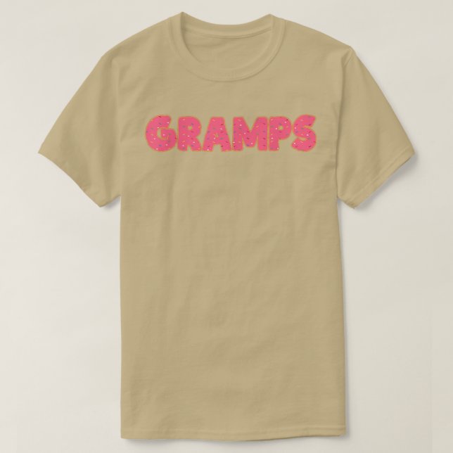 Camiseta Fiesta del abuelo de Gramps Donut Doughnut Lover  (Diseño del anverso)