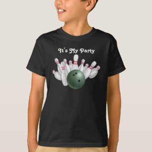 Camiseta Fiesta del Bowling verde