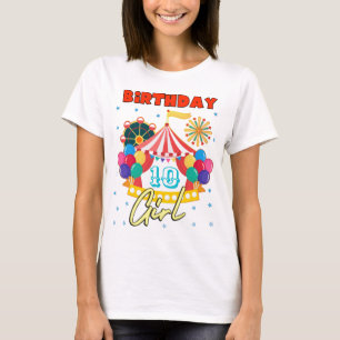 Camiseta Fiesta del Carnaval  Chica Personalizado temático