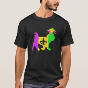 Camiseta Fiesta del Carnaval de Mardi Gras, amante del perr