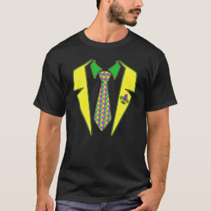 Camiseta Fiesta del Carnaval de Tuxedo Mardi Gras Hombres D