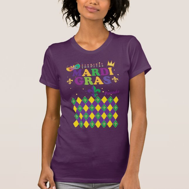 Camiseta Fiesta del Carnaval Fleur de Lis (Anverso)