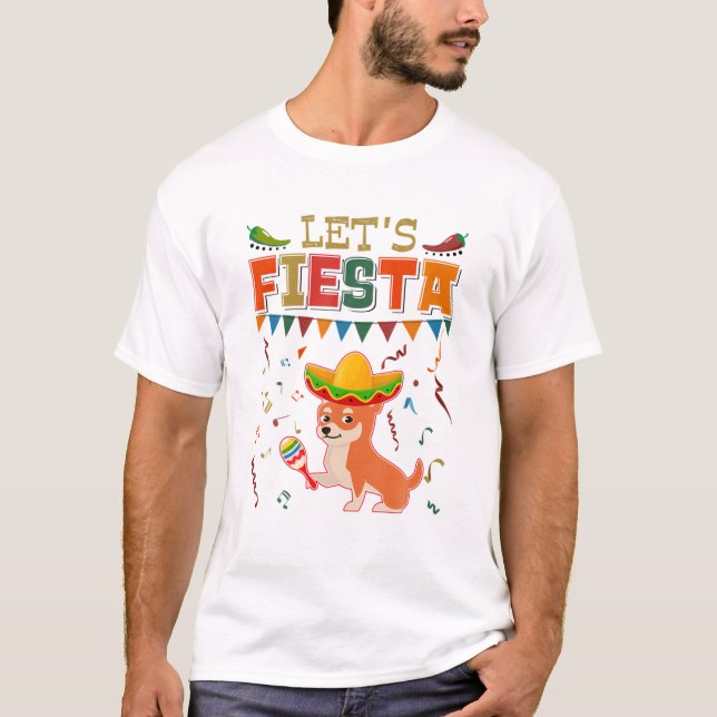 Camiseta Fiesta del Cinco de Mayo en México - Fiesta Chihua (Anverso)