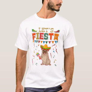 Camiseta Fiesta del Cinco de Mayo en México - Fiesta Pug
