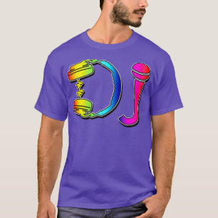 Camiseta FIESTA del Club de Micrófono para Auriculares DJ