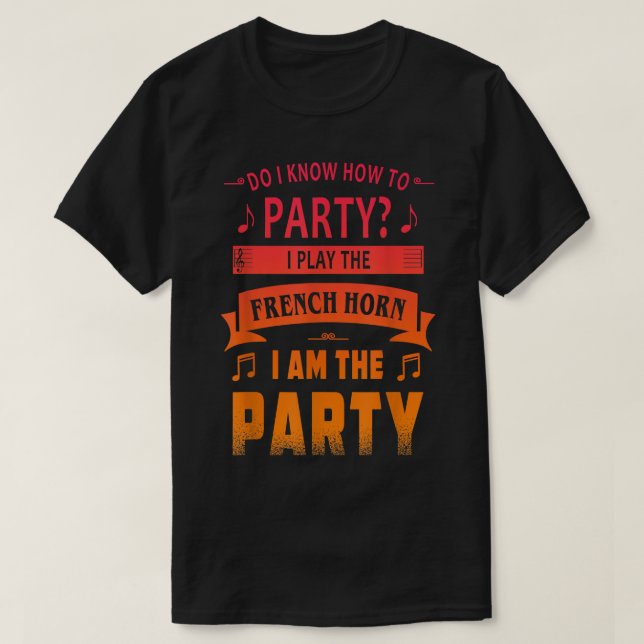 Camiseta Fiesta del Cuerno de Francia tee3 (Diseño del anverso)