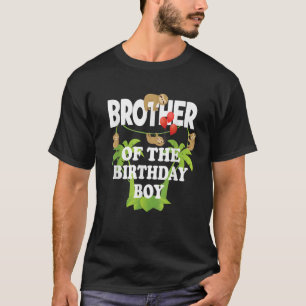 Camiseta Fiesta Del Día B Del Hermano Del Niño Cumpleaños S