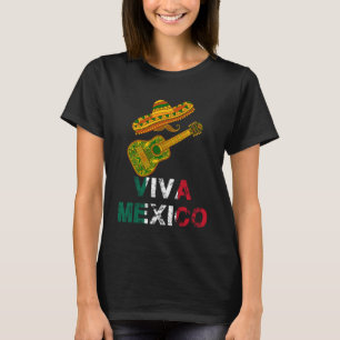 Camiseta Fiesta del Día de la Independencia Mexicana en Viv