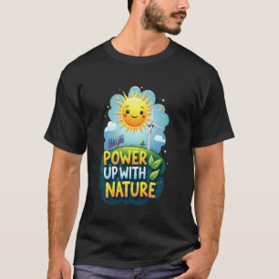 Camiseta Fiesta del Día de la Tierra Vintage Energía Renova