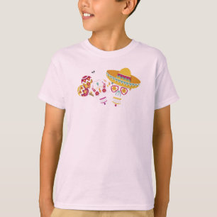 Camiseta Fiesta del Día de Muertos colorido   Sleeve Shirt